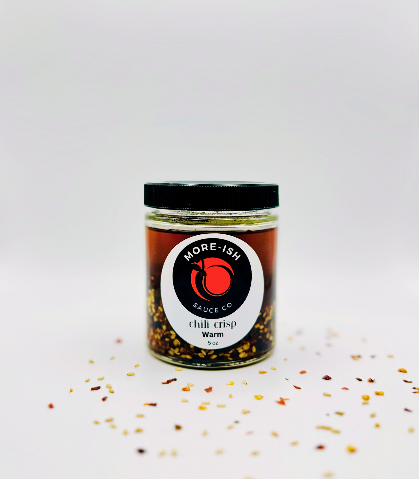 Warm Chili Crisp – Mild Umami Chili Oil with Shiitake & Miso | More-ish Sauce Co