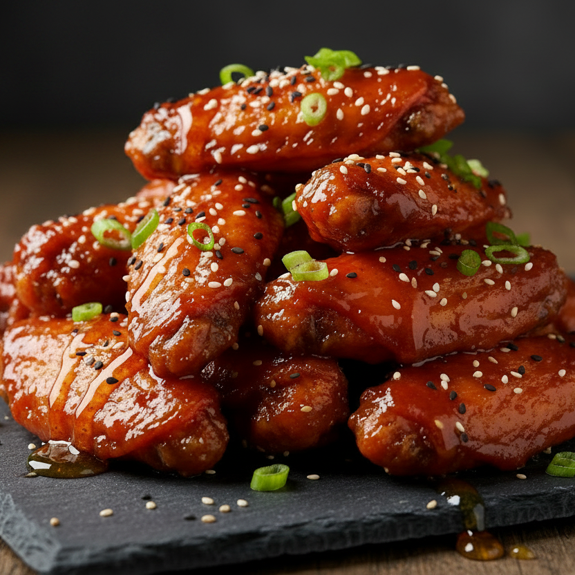 Not your average sriracha hot honey wings