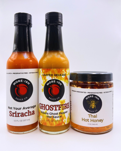 The More-ish Hot Sauce Trio
